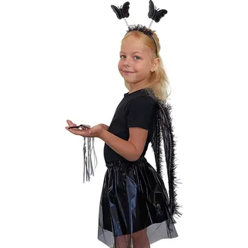 Karnevalová maska Kostým na karneval víla černá