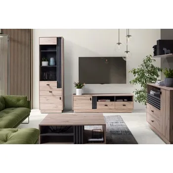 Obývací stěna Meblar Obývací stěna Allmo 1 Vyber provedení: Dub estana + antracit