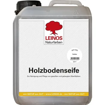 Olej na dřevo LEINOS 924.002 - Mýdlo na dřevěné podlahy bezbarvé 2,5lt