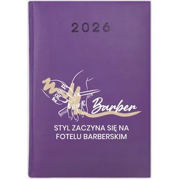 Kalendář Knihový kalendář 2026 A5 fialový