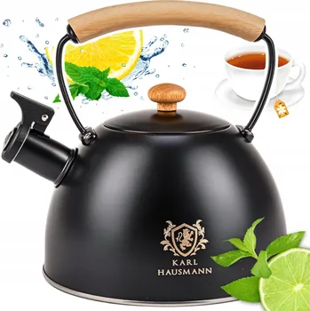 Varná konvice Tradiční ocelová Konvice Karl Hausmann 2,5 l béžová, černá