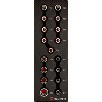 Sada nářadí Würth: Sada nářadí 1/2" TX, 17 dílů