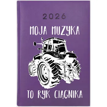 Kalendář Knihový kalendář 2026 A5 fialový