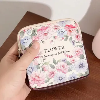 Kosmetická taška Praktická mini kosmetická taštička na cesty | kosmetická taštička, cestovní organizér - Barva 3-12x12cm