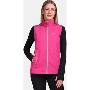 Dámská vesta Dámská softshellová vesta KILPI SOIL-W VL0113KI RŮŽOVÁ 40
