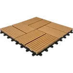 Max WPC terasové dlaždice 30 x 30 x 2,2 cm ořechová 1ks