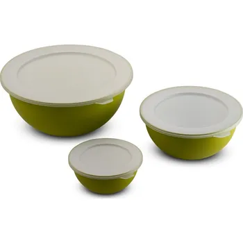Talíř Sada misek Omada Sanaliving Bowls Set 3,5L + 1,7L + 0,5L Barva: zelená