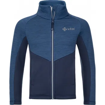 Dívčí mikina Dívčí funkční mikina KILPI TOMMS-JG SJ0253KI TMAVĚ MODRÁ 110