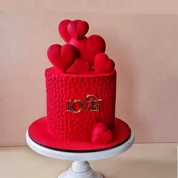 Party dekorace Zlatý zápich srdce na dort 10 ks | dekorace, zápichy - F