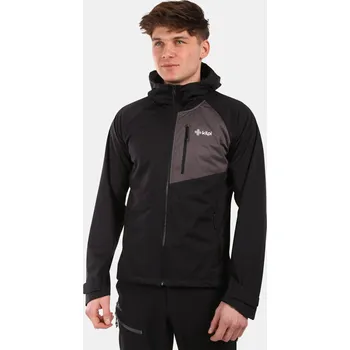Pánské oblečení Pánská softshellová bunda KILPI BELTRA-M YM0110KI ČERNÁ 4XL