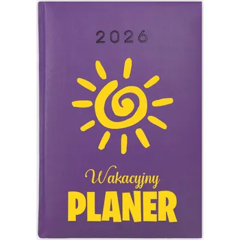 Diář Knihový kalendář 2026 A5 fialový