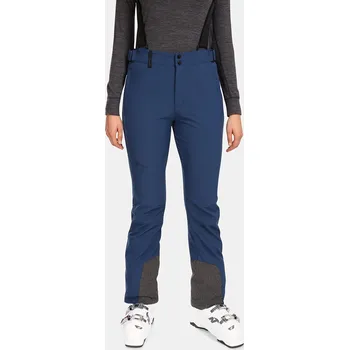 Dámské kalhoty Dámské softshellové lyžařské kalhoty KILPI RHEA-W UL0407KI TMAVĚ MODRÁ 36S