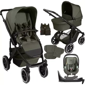 Kočárek Abc Design Salsa 5 Air + autosedačka Tulip + Isofix Base Root + adaptér 2025 avocado