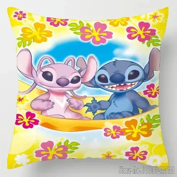 Povlak na dekorativní polštářek Roztomilý povlak Stitch 45x45 cm | povlak na polštář, dekorace do pokoje - H17