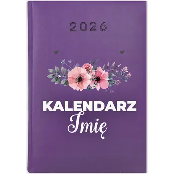 Kalendář Knihový kalendář 2026 A5 fialový