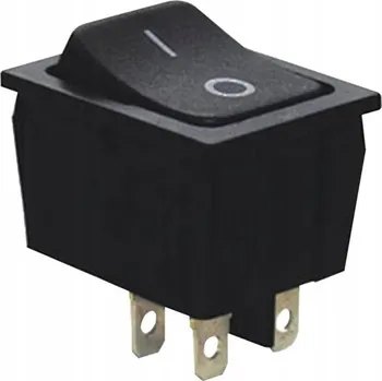 vypínač a zásuvka Jednopólový vypínač Klasik Tracon Electric černý TES-53