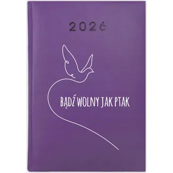 Kalendář Knihový kalendář 2026 A5 fialový