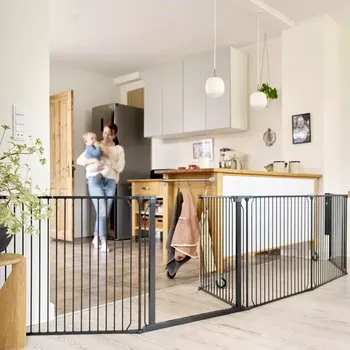 Dětská zábrana Baby Dan Univerzální prostorová zábrana CombiFit XXL, černá černé