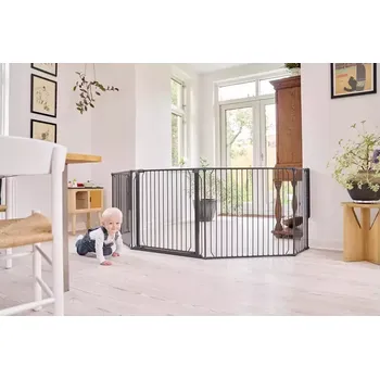 Dětská zábrana Baby Dan Univerzální prostorová zábrana CombiFit XL, černá černé