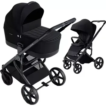 Kočárek Avionaut Sirius dárek ADAPTÉRY na autosedačku 2025 Black