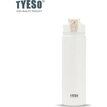 Termoska Termo lahev na vodu | nerezová termoska, sportovní láhev - WHITE , 750 ml