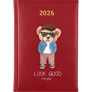 Kalendář Knižkový kalendář 2026 A5 FunnyCase modrý