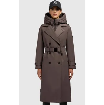 Khujo zimní kabát Elena 288 tmavě hnědý Velikost: S