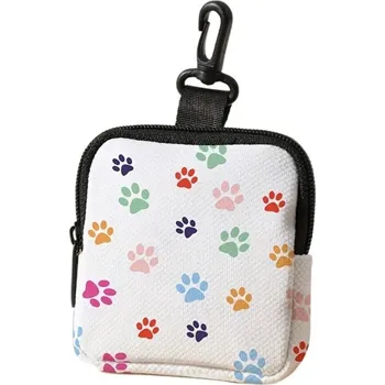 Peněženka Voděodolná peněženka s roztomilým potiskem | malá peněženka, pouzdro na zip - Kočičí tlapka