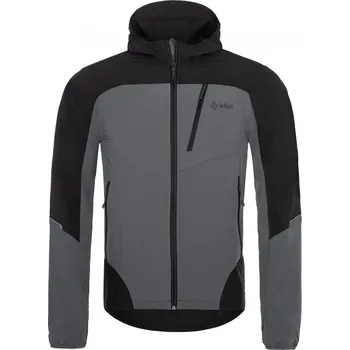 Pánská softshellová bunda Pánská bunda KILPI NEATRIL-M RM0105KI TMAVĚ ŠEDÁ L