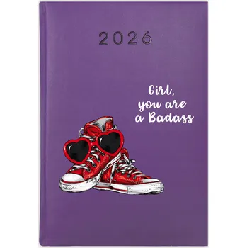 Obraz Knihový kalendář 2026 A5 fialový