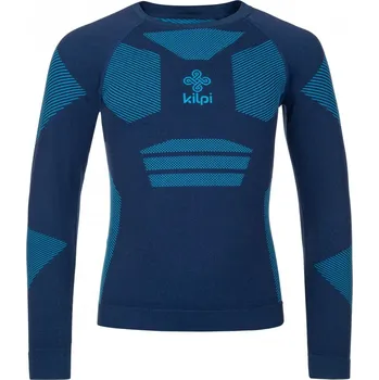 Dětské termoprádlo Chlapecké termo prádlo KILPI NATHAN-JB SJ0502KI TMAVĚ MODRÁ 4