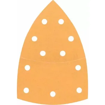 Příslušenství k nářadí Brusné papíry pro delta brusky, 11otvorů Bosch /bal.10ks/, Expert for Paint 102 x 62, 93 mm, 180