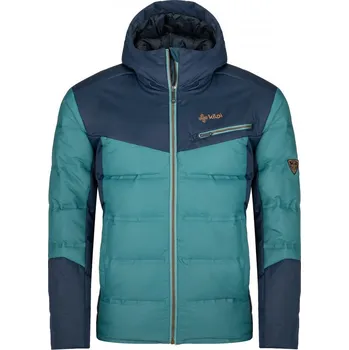 Pánská lyžařská bunda KILPI TEDDY-M SM0111KI TMAVĚ ZELENÁ XS