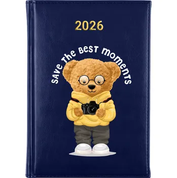 Kalendář Knižní kalendář 2026 A5 modrý