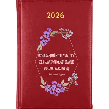 Kalendář Knižní kalendář 2026 A5 FunnyCase červený