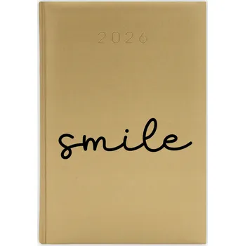 Kalendář Knižní kalendář 2026 A5 FunnyCase zlatý