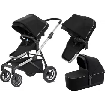 Kočárek THULE Sleek sourozenecký Midnight Black