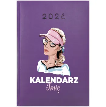 Kalendář Knihový kalendář 2026 A5 fialový