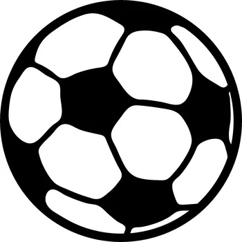 Samolepicí dekorace na vozidlo Samolepka na auto fotbalový míč