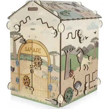 Kočárek Zopa Edukativní aktivity domeček velký Safari