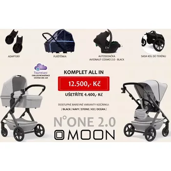 Kočárek Moon N ONE 2.0 ALL IN 2025 ICE