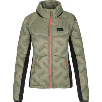 Dámská cargo bunda Dámská bunda KILPI ACTIS-W QL0106KI KHAKI 34