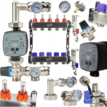 rozdělovač topení Rozdělovač DAMIX 5 okruhů
