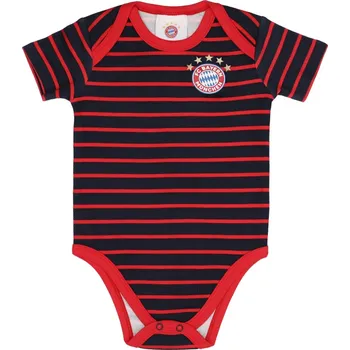 Kojenecký body FC BAYERN MNICHOV Kojenecké body FC Bayern Mnichov, pruhované Velikost: 62-68