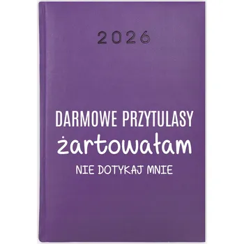 Kalendář Knižkový kalendář 2026 A5 Cute Cups fialový