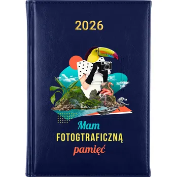 Kalendář Knižní kalendář 2026 A5 modrý