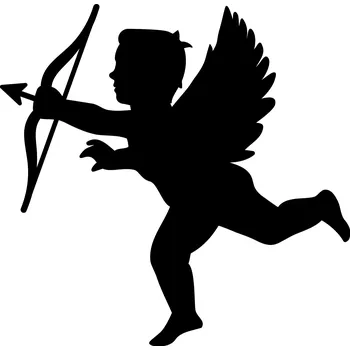 Samolepicí dekorace na vozidlo Samolepka na auto Kupid (7y)