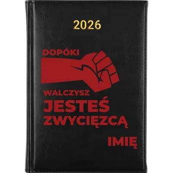 Kalendář Knižkový kalendář 2026 A5 černý