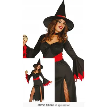 Karnevalový kostým Kostým sexy čarodějnice na Halloween, velikost M
