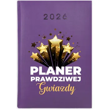 Kalendář Knižní kalendář 2026 A5 FunnyCase fialový